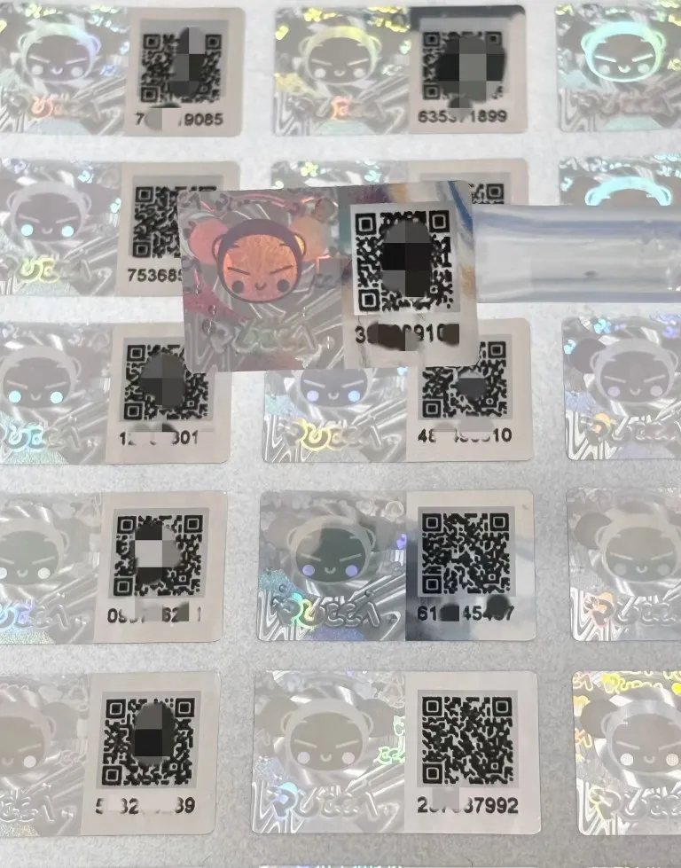 QR-kód Counterfing címkék elleni címkék