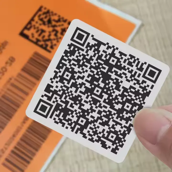 QR kódcímke